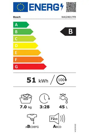 Lave-linge hublot Bosch WAJ24017FR Bosch
