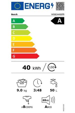 Lave-linge hublot Bosch WGB24400FR Bosch