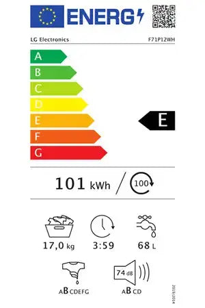 Lave-linge hublot LG F71P12WH Lg