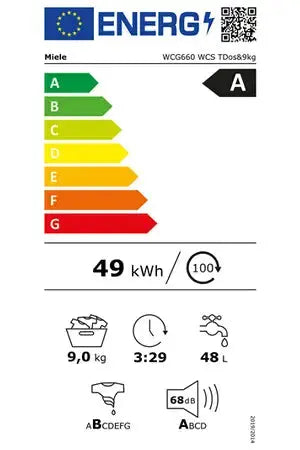 Lave-linge hublot MIELE WCG 660 Miele