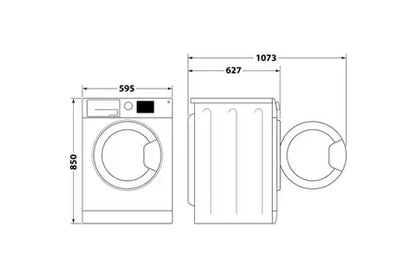 Lave-linge hublot WHIRLPOOL FFBB9489BVFR Whirlpool