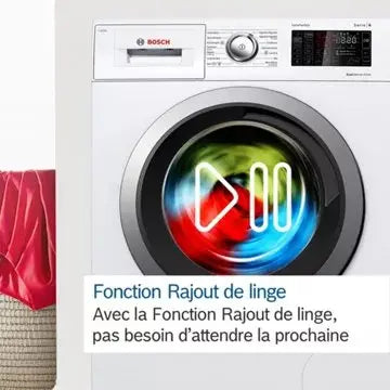 Lave linge hublot 							BOSCH				WGG0441SFR Serenity Série 4 GUERIN ELECTROMENAGER