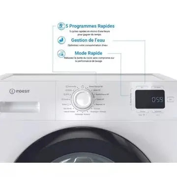 Lave linge hublot 							INDESIT				IMB964BMYTIMEFR GUERIN ELECTROMENAGER