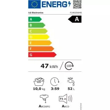 Lave linge hublot 							LG				F14R35WHS GUERIN ELECTROMENAGER