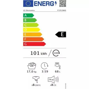 Lave linge hublot 							LG				F71P12WHS GUERIN ELECTROMENAGER