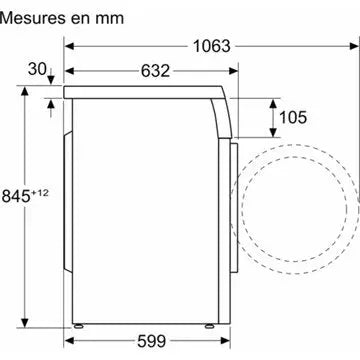 Lave linge hublot 							SIEMENS				WU14UT69FR iQ500 GUERIN ELECTROMENAGER