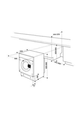 Lave-linge séchant Indesit BIWDIL861484EU Indesit