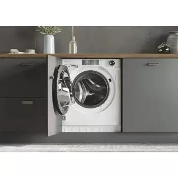 Lave linge séchant hublot  encastrable 							HAIER				HWD90B416FWB-FR GUERIN ELECTROMENAGER