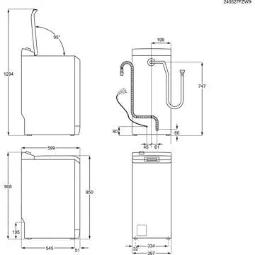 Lave linge top ELECTROLUX EW7T3733BA GUERIN ELECTROMENAGER