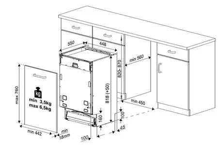 Lave-vaisselle Beko KDIS28122 - ENCASTRABLE 45CM Beko