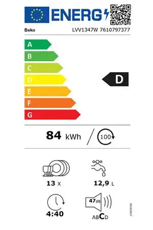 Lave-vaisselle Beko LVV1347W Beko