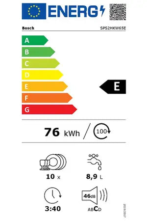 Lave-vaisselle Bosch SPS2HKW65E Bosch