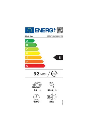 Lave-vaisselle Electrolux EEC67210L comfortlift - encastrable 60cm Electrolux