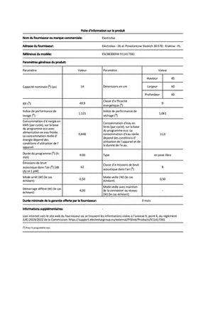 Lave-vaisselle Electrolux ESC88300SW - encastrable 60 cm Electrolux