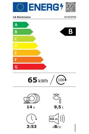 Lave-vaisselle Lg DF365FMS Lg