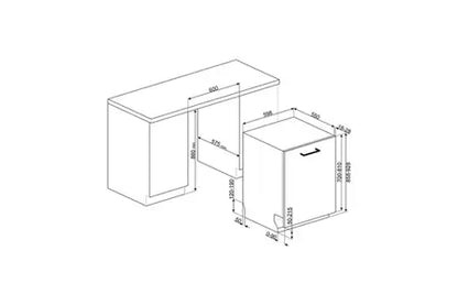 Lave-vaisselle Smeg STL252CH - encastrable 60 cm Smeg