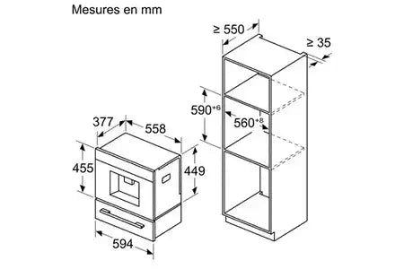 Machine à café encastrable Bosch CTL9181B0 Bosch