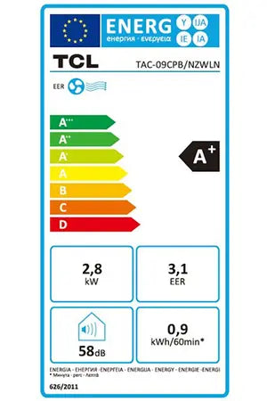 Climatiseur mobile Tcl TAC-09CPB/NZWLN Tcl