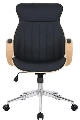 Fauteuil De Bureau Clp Trading Clp Fauteuil De Bureau Melilla En Similicuir , Nature / Noir Clp Trading