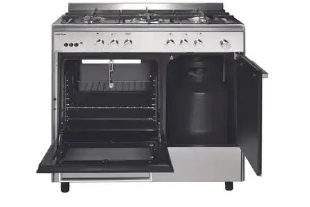 Piano de cuisson Airlux AA9PCGIX2 Butamax - Butanette 90cm Gaz noir inox Airlux