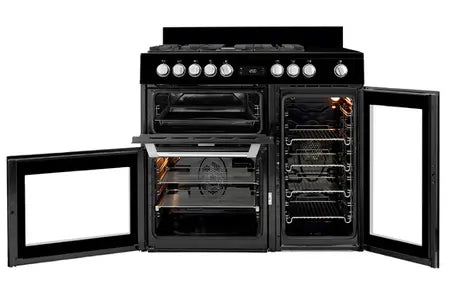 Piano de cuisson Leisure CUISINEMASTER PRO 100cm gaz et vitro Noir - PR100F560K Leisure