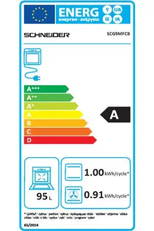 Piano de cuisson Schneider SCG9MFCB Schneider