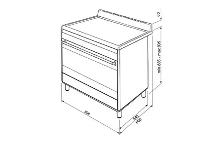 Piano de cuisson Smeg BG91N2 Smeg