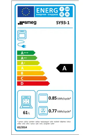 Piano de cuisson Smeg SY93-1 Sinfonia 90 cm Inox GAZ Smeg