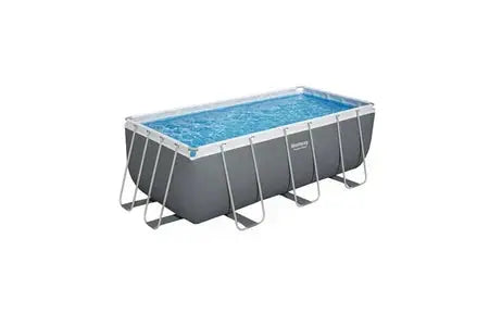 Piscine tubulaire hors sol  Bestway Vostok gris foncé rectangulaire 4x2m Bestway