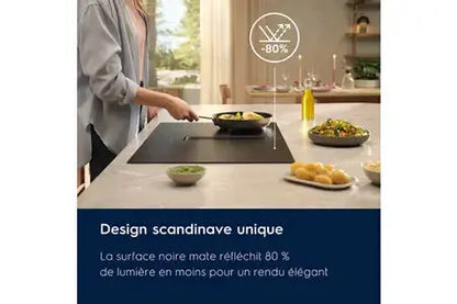 Plaque de cuisson avec hotte intégrée Electrolux KCC84450CZ Electrolux