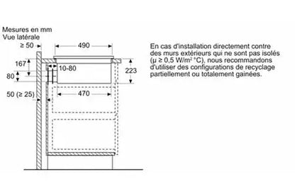 Plaque de cuisson avec hotte intégrée Neff V68TTX4L0 N90 + Hotte intégrée Neff