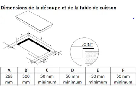 Plaque induction Proline IH 235 T 2 feux Proline