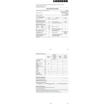 Réfrigérateur 1 porte encastrable 							LIEBHERR				DRe4101-22