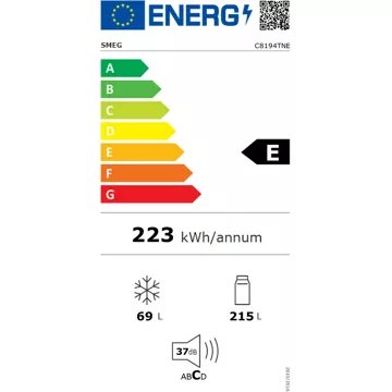 Réfrigérateur combiné encastrable 							SMEG				C8194TNE