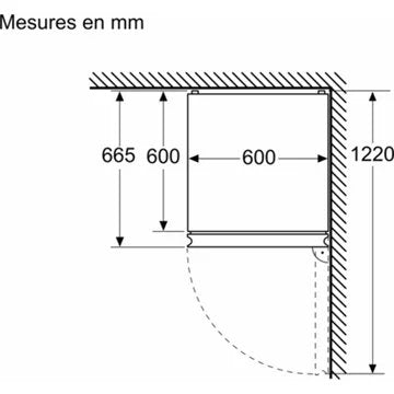 Réfrigérateur combiné							SIEMENS				KG39NAXCF HyperFresh <0 °C>