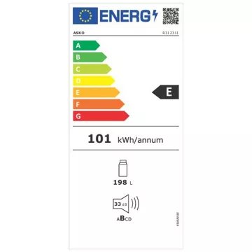 Réfrigérateur 1 porte encastrable 							ASKO				R31231I