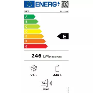 Réfrigérateur combiné							SMEG				RC19XDNE Facade Inox