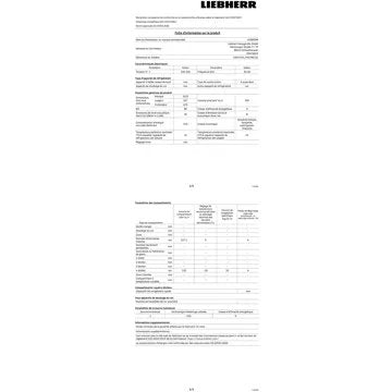 Réfrigérateur combiné							LIEBHERR				CND5724-20 Reconditionné