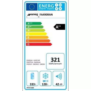 Réfrigérateur combiné							SMEG				FA490RAN Reconditionné