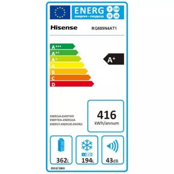 Réfrigérateur multi portes							HISENSE				EX RQ689N4AT1 Reconditionné