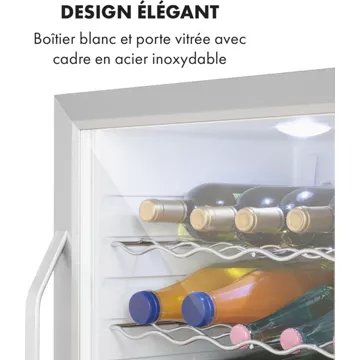 Mini réfrigérateur							KLARSTEIN				Beersafe XL 60 litres - Argent