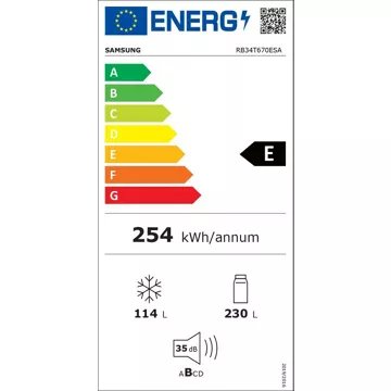 Réfrigérateur combiné							SAMSUNG 				RB34T670ESA Reconditionné