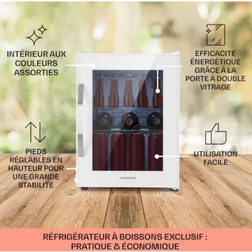 Mini réfrigérateur							KLARSTEIN				Beersafe M 33 litres - Blanc