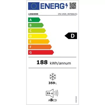 Congélateur coffre							LIEBHERR				CFD2505-26