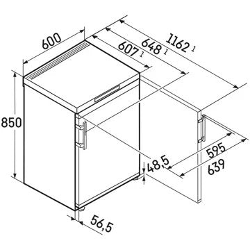 Congélateur top							LIEBHERR				FNsddi1624