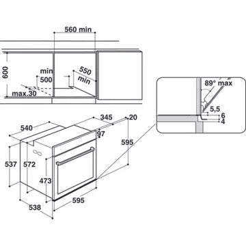 Four encastrable 							WHIRLPOOL				AKZ9626IX 6ème sens