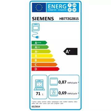 Four encastrable 							SIEMENS				HB772G2B1S IQ700 Sonde