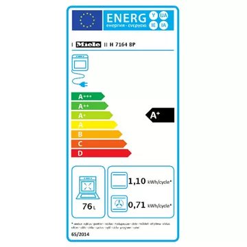 Four encastrable  fonction vapeur							MIELE				H 7164 BP