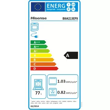 Four encastrable 							HISENSE				BI64213EPX