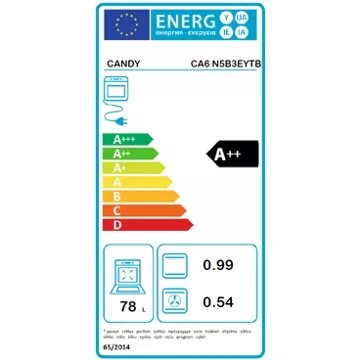 Four encastrable 							CANDY				CA6N5B3EYTB